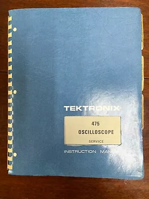 Buy Tektronix 475 Oscilloscope Service Instruction Manual • 49.99$