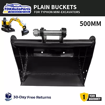 Buy For Mini Excavator 19.7  Flat Tooth Backhoe Bucket Toothless Bucket Attachment • 299$
