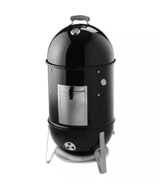 Buy Weber 721001 Smokey Mountain Smoker Cooker, Black Porcelain On Steel, 18 In NEW • 325$