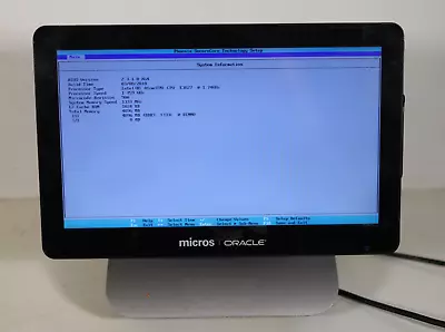 Buy Micros Oracle Workstation 6 POS Terminal 7331285U W/ Stand - No Software • 127.99$