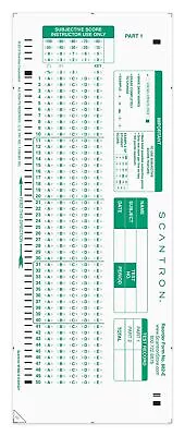 Buy Official Scantron Brand 882-E Answer Sheet (50 Pack) 50 Pack • 22.30$