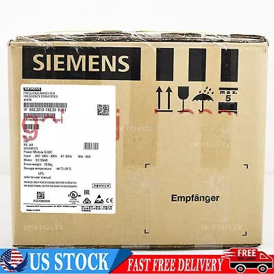 Buy New Siemens 6SL3210-1KE31-1UF1 SINAMICS G120C 55KW Inverter 6SL3 210-1KE31-1UF1 • 3,648.80$