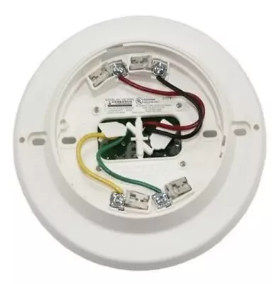 Buy Siemens Db-x11rs Fire Alarm Smoke Detector Relay Base 500-096125 White • 49.95$