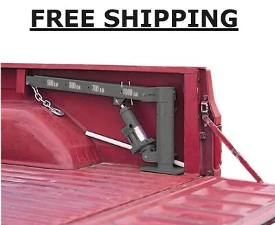 Buy 1/2 Ton Capacity Pickup Truck Bed Crane Lifts Folds Away Locks In 4 Positions • 176.70$