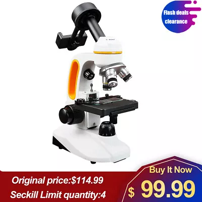 Buy SVBONY SM202 40-2000X Monocular Compound Microscope With Mechanical Stage  • 99.99$