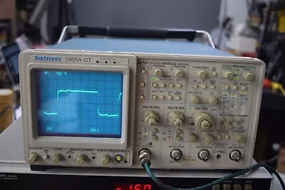 Buy Tektronix 2465A CT  150MHz 4 Channel Oscilloscope  TESTED WORKING ! • 599.99$