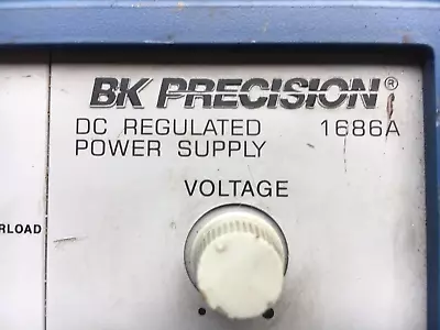 Buy Bk Precision Dc Regulated Power Supply 1686a  For Parts Only-may Be Working   • 69.99$