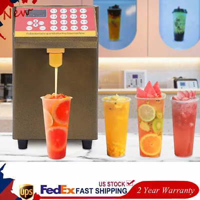 Buy 8L Auto Fructose Dispenser Bubble Tea Equip Quantitative Machine Coffee Shop NEW • 122.90$