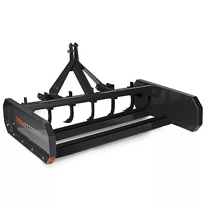 Buy Titan Attachments 3 Point 6 FT Land Leveler And Grader, Adjustable Scarifiers • 2,939.99$