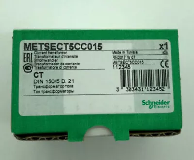 Buy New Sealed SCHNEIDER ELECTRIC METSECT5CC015 Current Transformer Free Shipping • 96$
