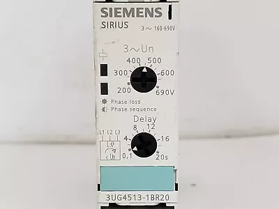 Buy Siemens 3ug4513-1br20 Monitoring Relay 3 Phase 50/60hz • 59.96$