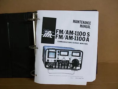 Buy IFR Communications Service Monitor FM/AM 1100 S, A Maintenance Manual 706 Pages • 67.95$