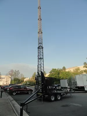 Buy AllTech 60' Lattice Tower Trailer W/ Outriggers • 26,000$