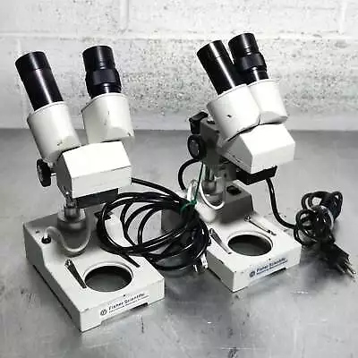 Buy Lot Of 2 Fisher Scientific Stereo Microscopes W/ 2X Objective • 49$