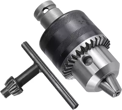 Buy 1/2-20UNF Mount 1.5-13Mm Capacity Key Drill Chuck For Air Impact Wrench Converte • 21.88$