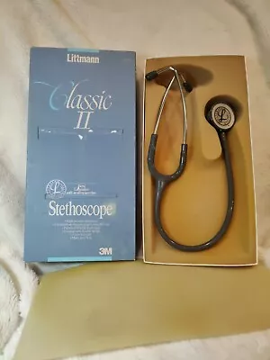Buy 3M Littmann Classic II SE Gray 2202 Monitoring Stethoscope In Orig. Box • 49.50$
