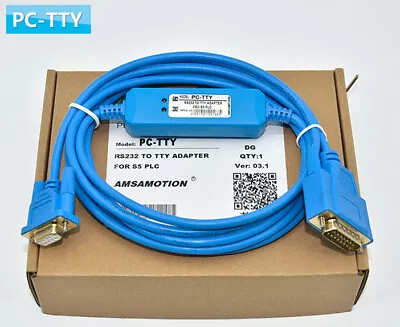 Buy For Siemens PLC Programming Cable S5 Series PC-TTY Data Line 6ES5734-1BD • 29.47$