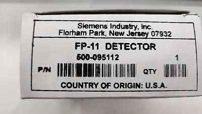 Buy SIEMENS FP-11 Intelligent Smoke Detector • 49.35$