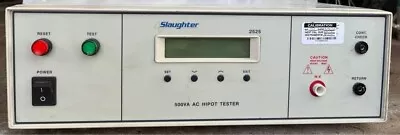 Buy Slaughter 2525 Hi Pot Tester 500VA - **AS IS/UNTESTED** - FREE SHIPPING • 399.95$
