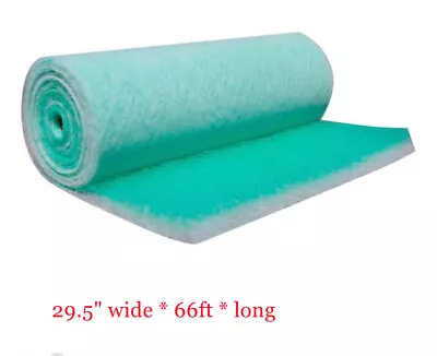 Buy A Rool Paint Spray Booth Exhaust Floor Filter Fiberglass Roll Mat 30  X 66 Ft • 96.06$