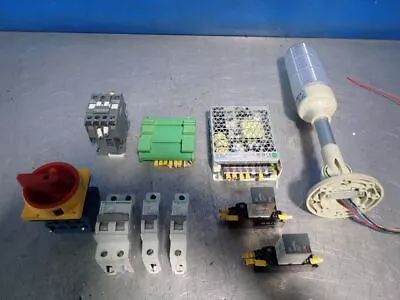Buy Euc-10 Pcs Electrical Lot Schneider C25, Lc1, Xvgb3sma • 14.99$