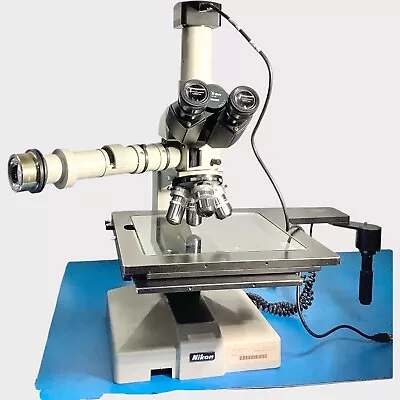 Buy Nomarski Microscope W/Nikon Optiphot 13 216713 Base Stand, OMAX A35140U3 C-Mount • 599.99$