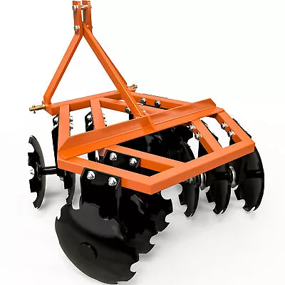 Buy 4 FT Notched Disc Harrow Plow 3 Point Cat 0 & 1 For Kubota New Holland Tractors • 1,199.99$