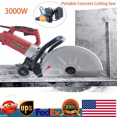 Buy 14  Circular Concrete Cut Off Saw Wet Dry Concrete Saw Cutter With Water Pump • 152.33$