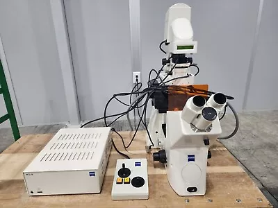 Buy Zeiss Axiovert 200m Microscope With HAL 100, HBO 100, MCU 28 Stage Controller • 3,500$