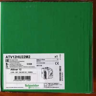 Buy Atv12hu22m2 1pcs New Inverter Atv12hu22m2 • 180.24$