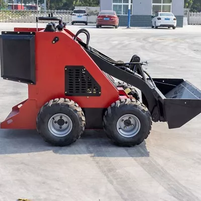 Buy Wheel Type Mini Skid Steer Loader With 13.5HP Rato Engine In USA Warehouse • 4,580$