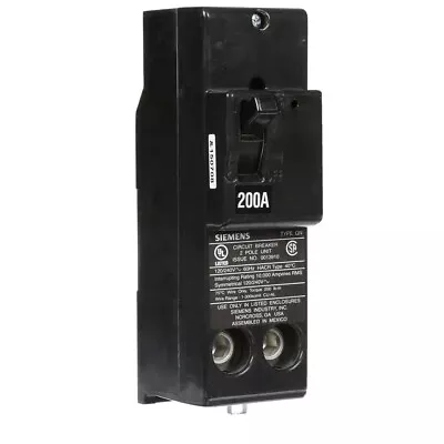 Buy Siemens QN2200R 200-Amp 2 Pole 240-Volt Circuit Breaker • 179.99$