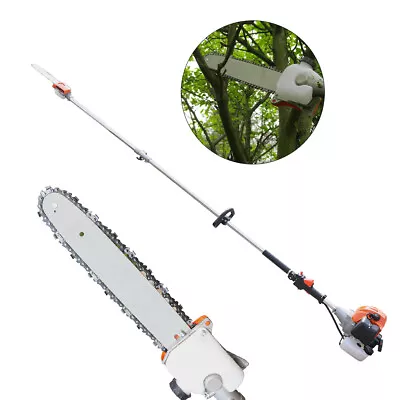 Buy 2-Stroke Trees Chainsaw Pruner Gas Powered Pole Saw Branches Trimmer 1.25KW 52CC • 156.05$