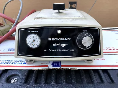 Buy Beckman Coulter Airfuge 350624 Air Driven Ultracentrifuge Pressure Levitation • 549.99$