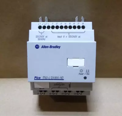 Buy Allen Bradley 1760-L12AWA-ND Pico Controller, 8 Digital Inputs, 4 Relay Outputs • 498.95$