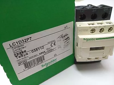 Buy Schneider Electric LC1D32P7 Contactor 15KW/400V 230V-50/60Hz TeSys-035112 • 30.99$