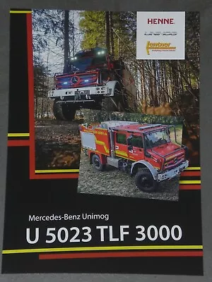 Buy Mercedes-Benz Unimog U 5023 TLF 3000 Fire Vehicle Prospectus (3991) • 8.43$