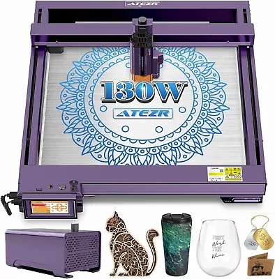 Buy 120W Laser Engraver With Air Assist, 20W Laser Output Power Engraving Machine • 359.99$