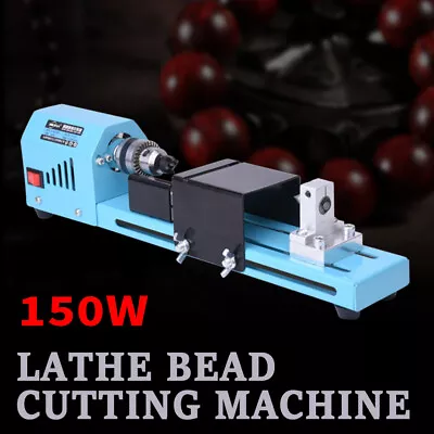 Buy Mini Wood Lathe Machine Speed Adjustable Rotary Grinding Polishing DIY 150W • 28.80$