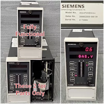 Buy Great Condition Siemens 353A4FNNNENNNA4 Loop Controller + 2 Extra Unit For Parts • 1,899$