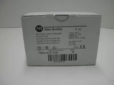 Buy Allen Bradley 1489-a2c100 Industrial Circuit Breaker 2 Pole 10 Amp New In Box • 39.07$
