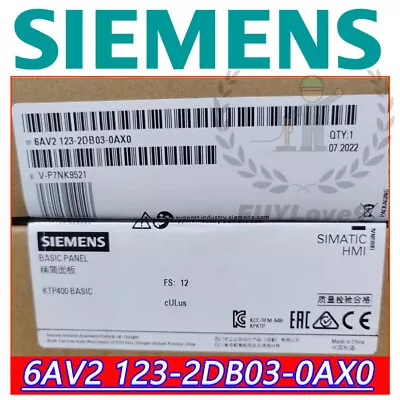 Buy Siemens 6AV2123-2DB03-0AX0 / 6AV2 123-2DB03-0AX0 Simatic HMI KTP400 Basic Panel • 280$
