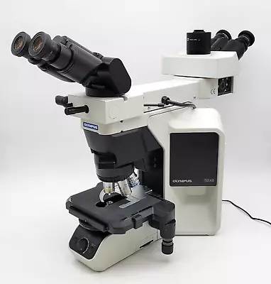 Buy Olympus Microscope BX46 With Tilting Head, Dual Viewing Bridge & 100x Objective • 11,450$
