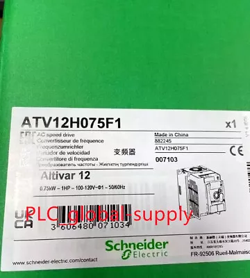 Buy 1PCS New Original Schneider  ATV12H075F1  ATV12H075F1  Fast Shipment • 218.20$