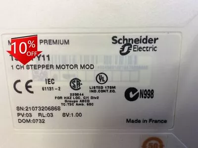 Buy Schneider Electric: TSXCFY11, Motion Control Module-For Stepper Motors-Unity Pro • 289.25$