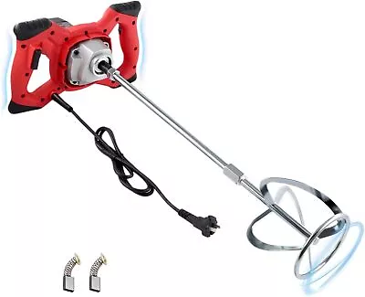 Buy 2100W 110V Electric Handheld Cement Mixer, 6-Speed, For Concrete, Paint, Mortar • 65.99$