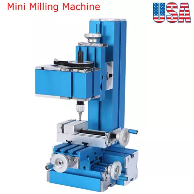 Buy 100~240V Mini Milling Machine DIY Woodworking Metal Aluminum Processing Tool New • 155.94$