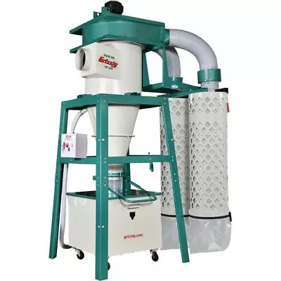 Buy Grizzly G0638 10 HP 3-Phase Cyclone Dust Collector • 6,530$