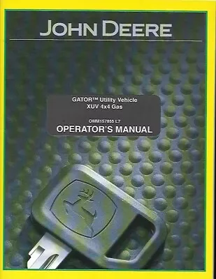 Buy John Deere Gator Utility Vehicle Xuv 4x4 Gas Operators Manual • 32.99$