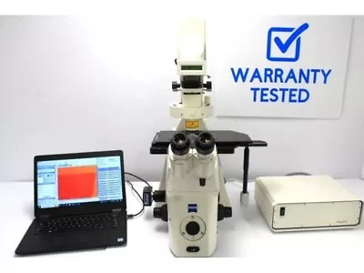Buy Zeiss Axiovert 200m Inverted Fluorescence Phase Contrast Microscope (NewFilters) • 10,995$